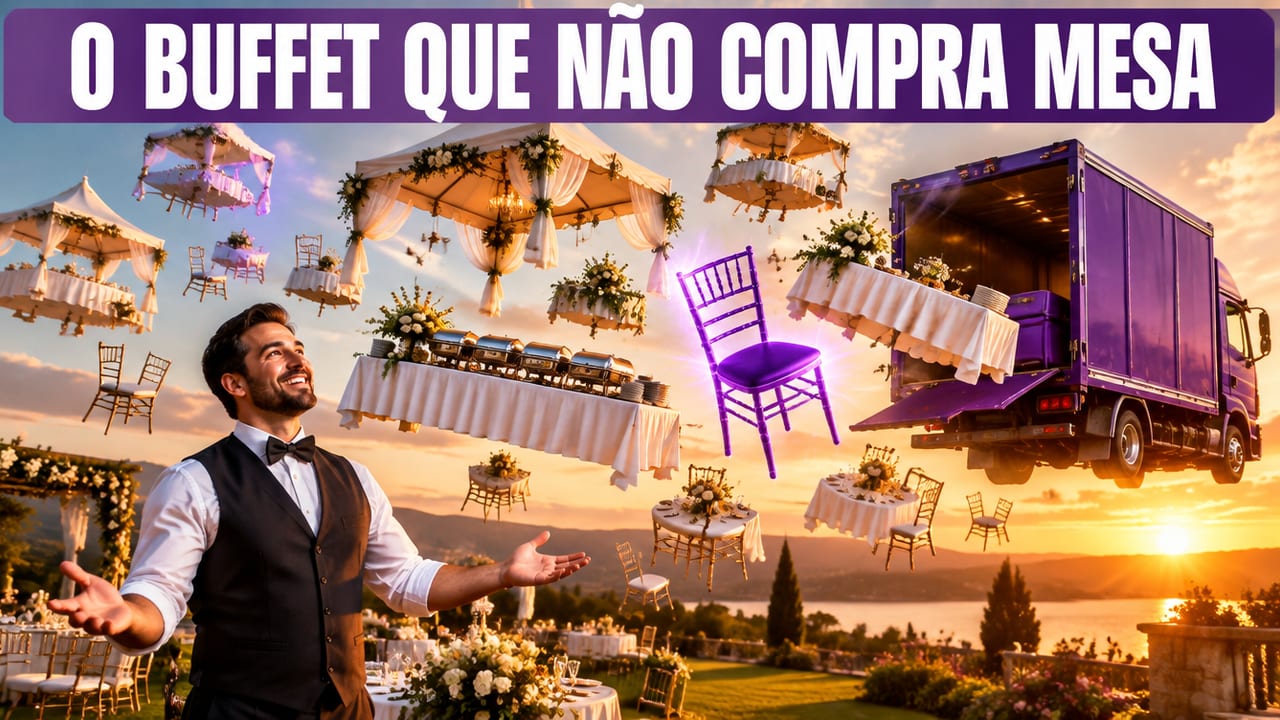 O buffet do bairro fatura mais que o seu — e não é dono de metade das mesas que usa