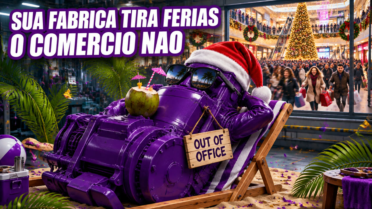 Sua fábrica vai fechar as portas em dezembro. O comércio nunca faturou tanto quanto nesses mesmos 15 dias.