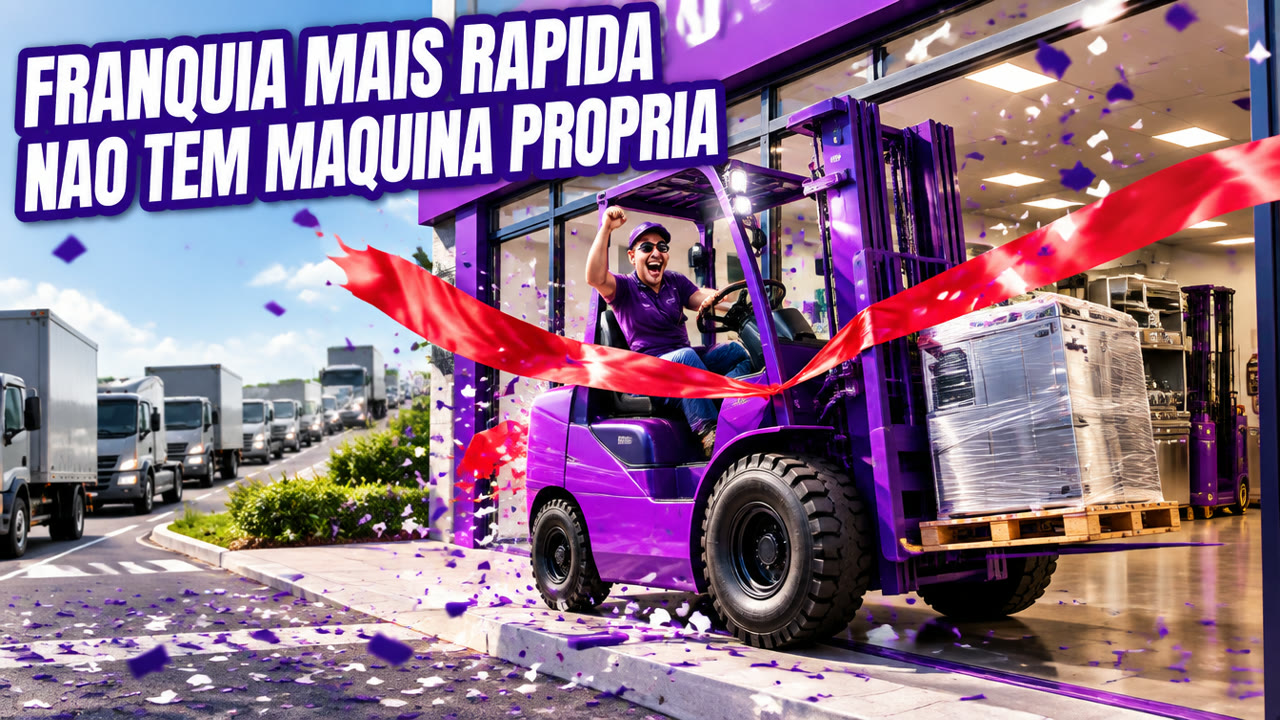 A franquia que abre loja mais rápido não é dona de nenhuma máquina lá dentro.