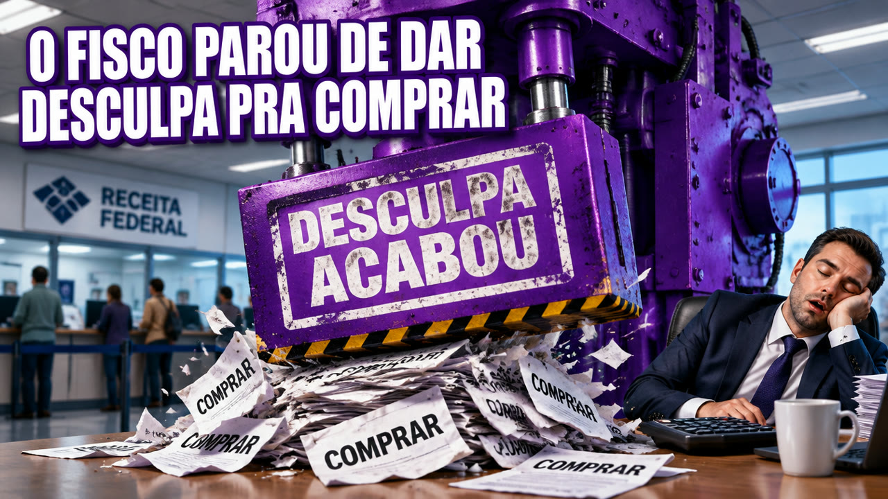 O Fisco parou de te dar desculpa pra comprar máquina. Seu CFO ainda não percebeu.